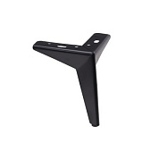 Опора меб. мет. HELLY h150 угловая черный AKS 85566