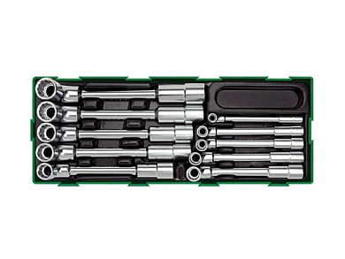 Набор ключей торцевых 10 пр. в ложементе Toptul GTA1012