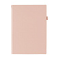 Ежедневник недатированный "Grand", А5, 256 страниц, линейка, кожзам, пудровый розовый