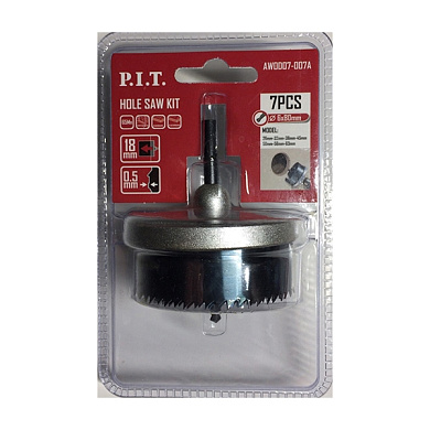 Пила кольцевая наборная по дереву 7 полотен PIT AWOD07-007A