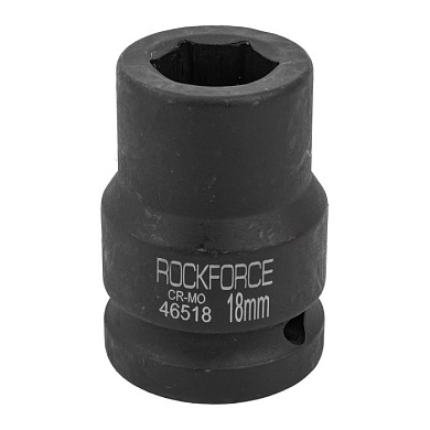 Ударная торцевая головка 18 мм 6-гр. 3/4'' RockForce RF-46518