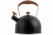 Чайник нерж 2,5 л со свистком, ручка soft touch корич TM Appetite Shenzhen L&K Housewares Limited LKD-0025BRH
