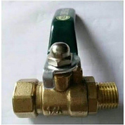 Кран воздушный шаровый, внутр. резьба/наруж. резьба 1/4" H-D BV-7