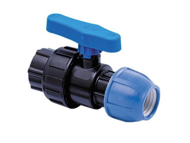 Кран шар. ПЭ вн. 32х1", для полиэтиленовых труб РосТурПласт 14527