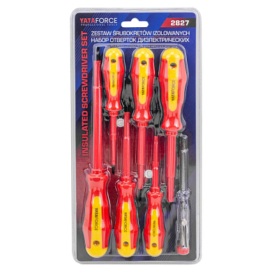 Набор диэлектрических отверток SL, PH 7 пр YATAFORCE YF-2827