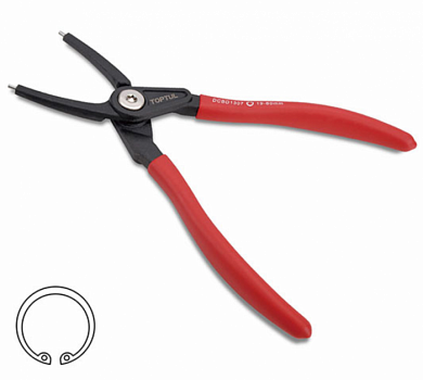 Съемник стопорных колец 125 мм, прямой на сжим Toptul DCBD1305