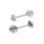 Стяжка для компакт плиты K TOP (1 к-т=2стяжки+2винта+2 ответные планки) ITALIANA FERRAMENTA 111176