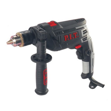 Дрель ударная, 230В, 800Вт., 13мм БЗП. 0-2800 об./мин. PIT PSB13-C2