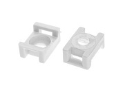 Площадка для хомут-стяжки 16х23 мм усиленная, белая, 50 шт в пласт. конт. Starfix SMP2-51310-50