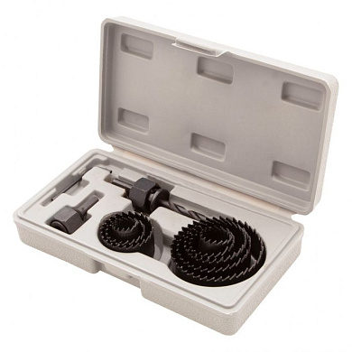 Набор кольцевых пил по дереву, 19-64 мм, 11 пр. Matrix 70473