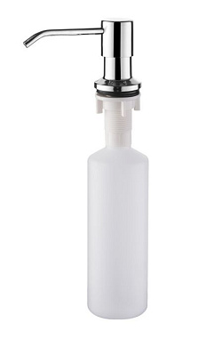 Дозатор моющего средства на кухню, сталь + пластик, хром Wisent WW405B