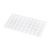 Отбойник силиконовый d10 h3, лист = 50 шт., белый AKS 118254