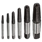 Набор экстракторов резьбы 6 пр М3-М25, Ø:3-6 мм, 6-8 мм, 8-11 мм, 11-14 мм, 14-18 мм, 18-25 мм, ''мелкий шаг'' FORSTIME FT-63005A