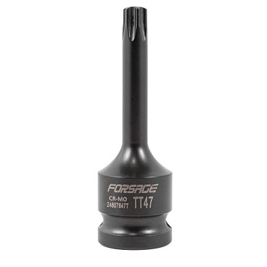 Ударная головка-бита TORX TR с отверстием TH47 1/2'' Forsage F-24607847T