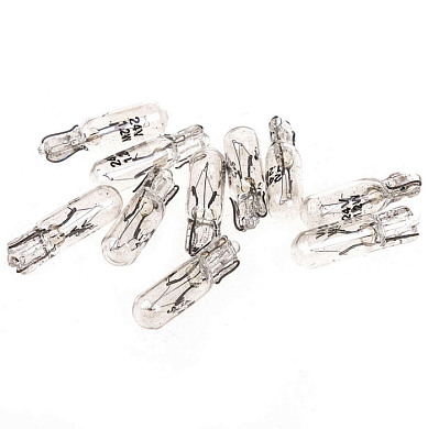 Автолампа W1,2W 12V 1.2W без цоколя W2*4,6d 1-конт 4Лм 1000К СПУТНИК (кратно 10) SKYWAY S09101075