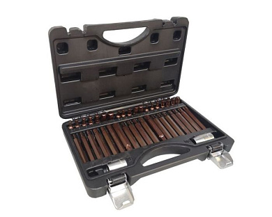 Набор бит Premium Torx, Нex, Ribe с битодержателями 40 пр. 10 мм RockForce RF-4401D