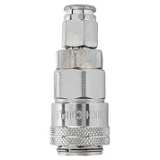 Быстроразъем "мама"-зажим под шланг 5х8 мм железо, тип USA Forsage F-20SPG