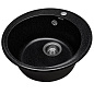 Мойка кухонная из мраморной крошки, черный, A05-22 Gerhans