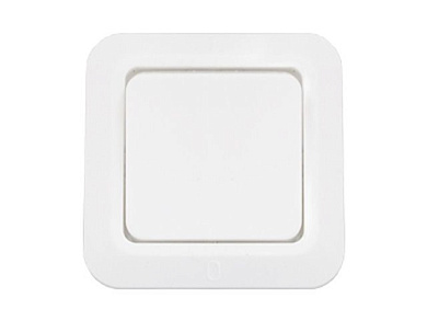 Выключатель 1 клав. (cкрытый, 4А) белый, Bylectrica С1 4-003