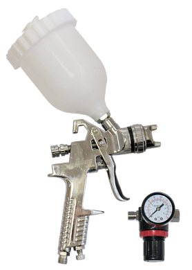 Краскораспылитель пневматический MASTER G600/1.4 HVLP с верхним бачком + редуктор FUBAG 110106