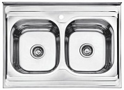 Кухонная мойка из нержавеющей стали, глянцевая Ledeme L98060B