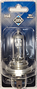 Лампа галогенная H4 12V 60/55 (P43T) блистер AWM 410300028
