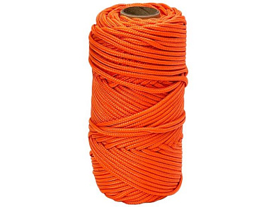Паракорд с сердечником, 3 нити Ø2 мм оранжевый 50 м TRUENERGY 12768