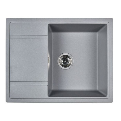 Мойка кухонная из мраморной крошки, gray, Wisent W650-29