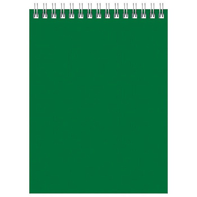 Блокнот "Для конференций", А5, 60 листов, клетка, зеленый