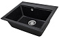 Мойка кухонная из мраморной крошки, черный, A12-22 Gerhans