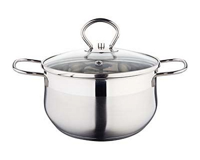 Кастрюля HITT Flammkuchen 1,5 л 16×7,5 см ст. кр. H07216