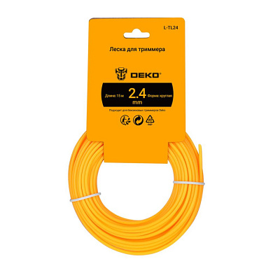 Леска для три ммера (2,4 мм; 15 м; круг) L-TL24 DEKO 084-2027