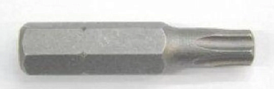 Бита TORX T10Hх25 мм с отверстием,1/4'' RockForce RF-1272510