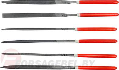 Набор надфилей 3х140х65 мм 6пр Yato YT-6160