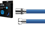 Шланг душевой, Si, 1/2" г-г 150 см, голубой, A-five A5-029BL