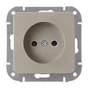 Розетка 1-ая (скрытая б/з) песочная Astrum Bylectrica РС16-1501 песочн