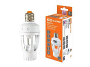 Датчик движения в патрон ДДПт-01 60Вт, 10-300с, 6м, 3+Лк, 120, сбоку+360, сверхугр IP20, TDM SQ0324-0016