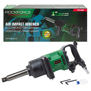Пневмогайковерт ударный с длинным валом, реверсом и регулировкой усилия 1'' 2700Hм RockForce RF-RP7485