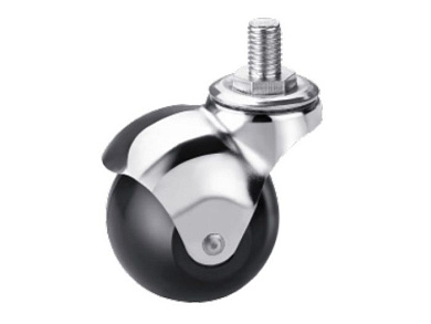 Колесо мебельное поворотное резиновое SCmt 20 40 мм с болтом TOR 1027289