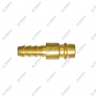 Переходник резьбовой, наруж. резьба 1/2"-"елочка" 8 мм HOREX S04 1/2НРх8мм