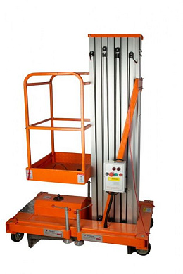 Подъемник мачтовый телескопический 125 
кг 9 м GTWY9-100 AC 220V 1-мачтовый (от сети) (G) TOR 1015945