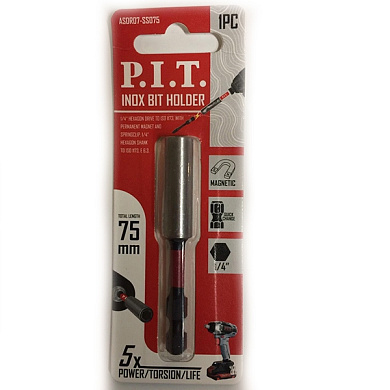 Удлинитель для бит 75 мм PIT ASDR07-SS075