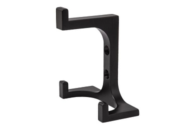 Крючок меб. трехрожковый мет. TRITON матовый черный AKS 62000