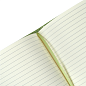 Блокнот "3223-10", А5, 80 листов, линейка, зеленый