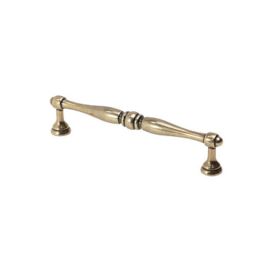 Ручка меб. скоба мет. EVA 128 античная латунь AKS 89404