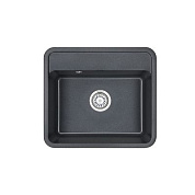 Мойка кварцевая, прямоугольная, ST-5601, 560*500мм, графит, Granula 106499