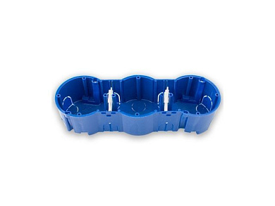 Коробка установочная (подрозетник) КЕ-502 (Для бетона и кирпича. Трехместная.207х66х47,4 мм) Bylectrica КЕ-502