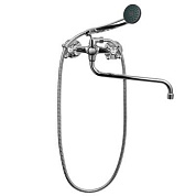 Смеситель для ванны, цинк, хром Wisent W2365