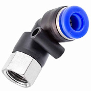 Фитинг угловой для пластиковых трубок 6 мм-внутренняя резьба 1/8'' Forsage F-SPLF06-01