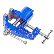 Тиски настольные мини, ширина губ 50 мм, захват 30 мм, крепление ''струбцина'' Forsage F-32950